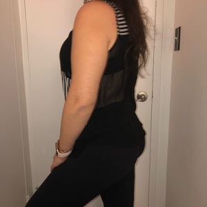 by & by women’s sheer blouse.